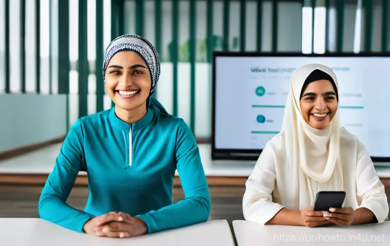 물리 치료 앱 활용법 - **Prompt:** A Pakistani/South Asian man in his 50s, wearing a comfortable t-shirt and track pants, i...