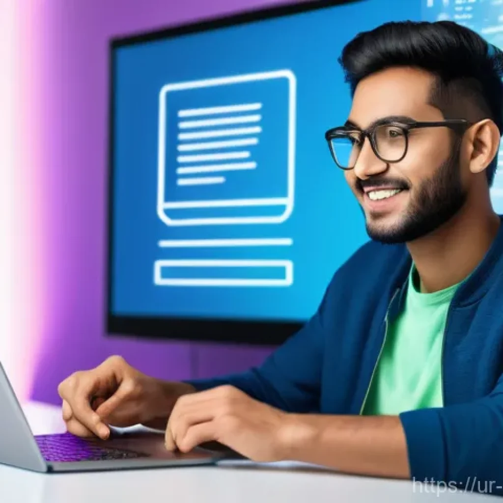 디지털 기술 활용법 - **Prompt:** A young, vibrant individual of South Asian appearance, in their early twenties, with a w...