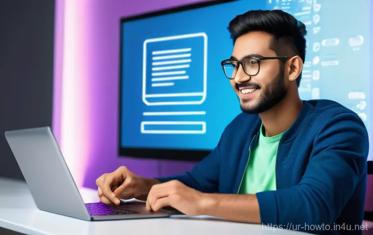 디지털 기술 활용법 - **Prompt:** A young, vibrant individual of South Asian appearance, in their early twenties, with a w...