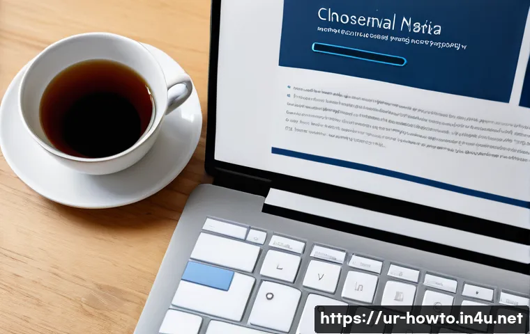 파워포인트 템플릿 활용법 - A professional and clean PowerPoint presentation setup on a wooden desk, featuring a laptop displayi...